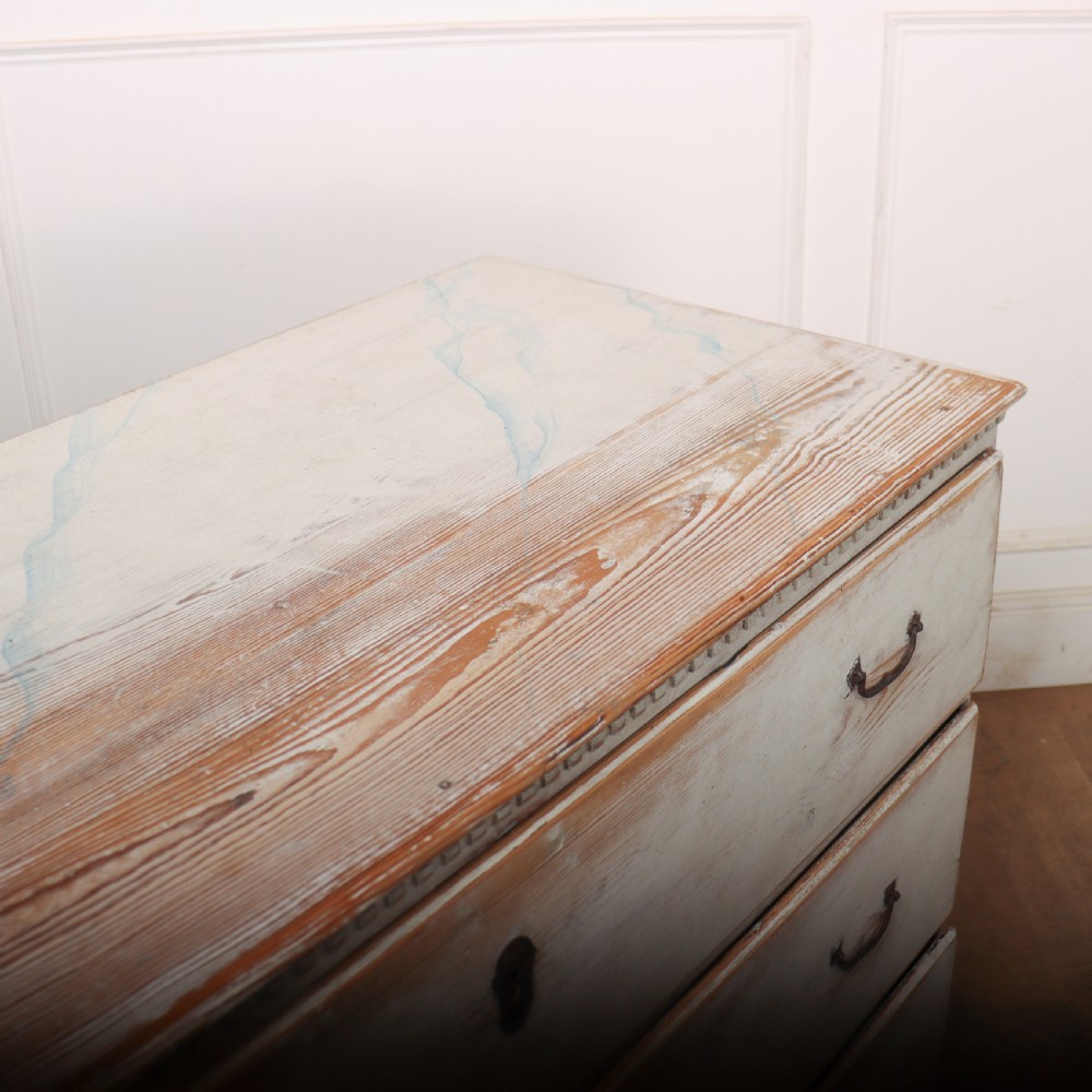 Swedish Painted Pine Commode View XII