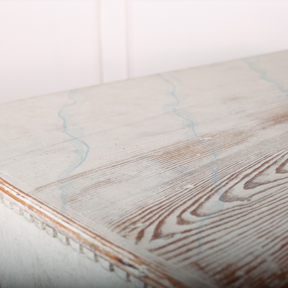 Swedish Painted Pine Commode View XIII