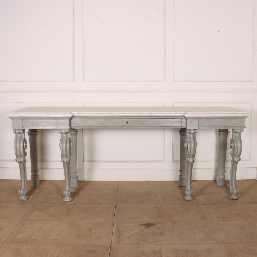 Huge 19th Century Painted Console Table