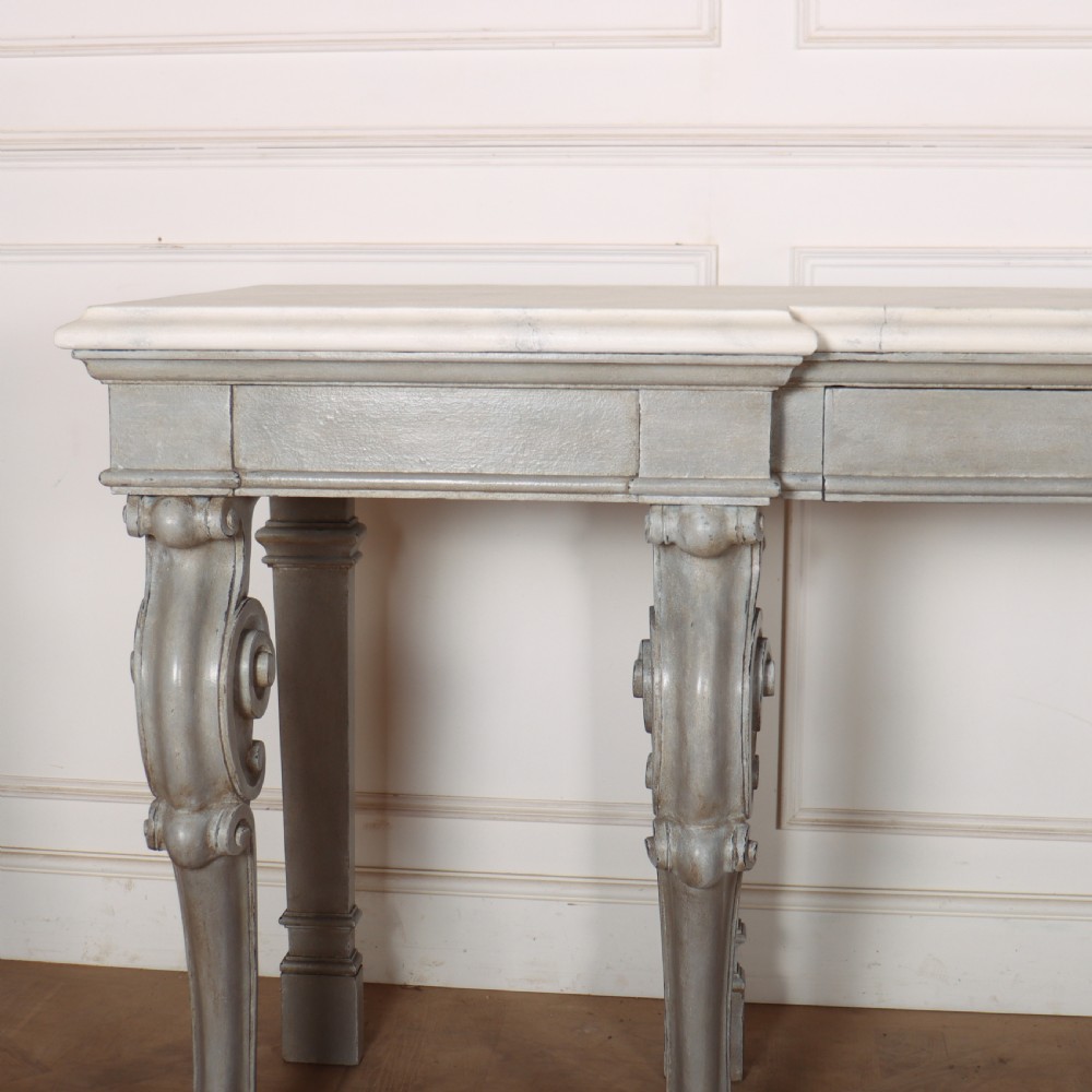 Huge 19th Century Painted Console Table View II