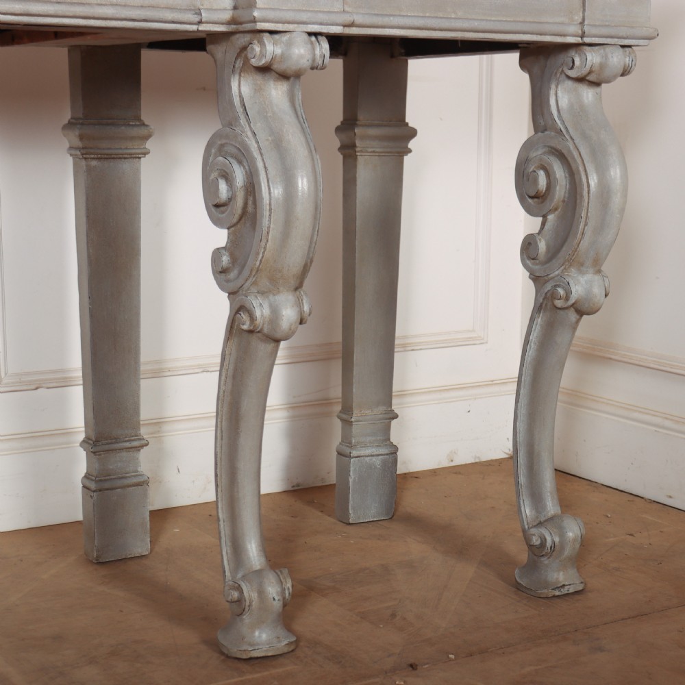 Huge 19th Century Painted Console Table View V