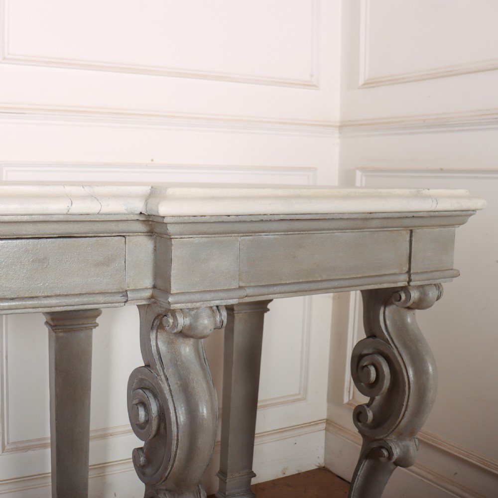 Huge 19th Century Painted Console Table View VI