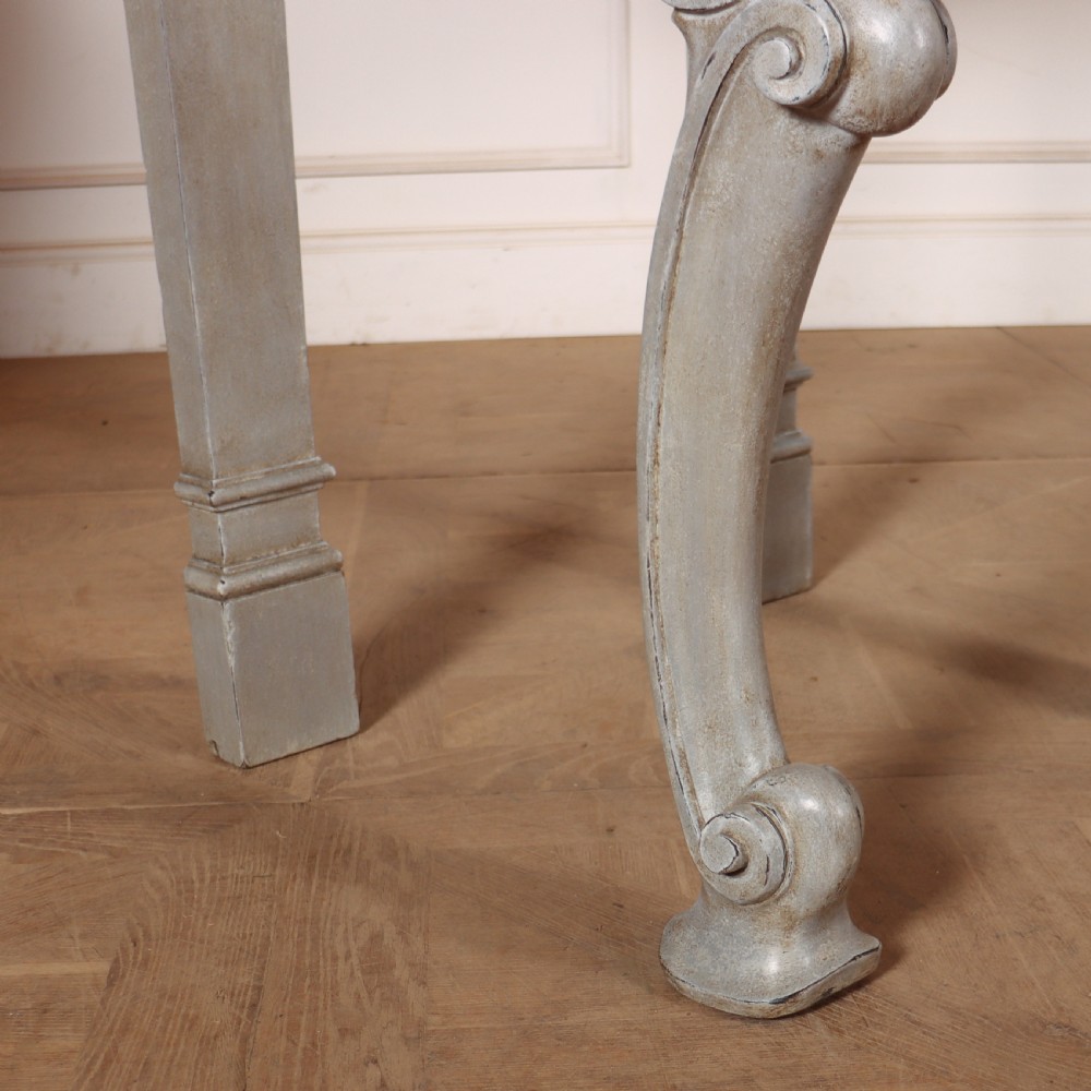 Huge 19th Century Painted Console Table View XI