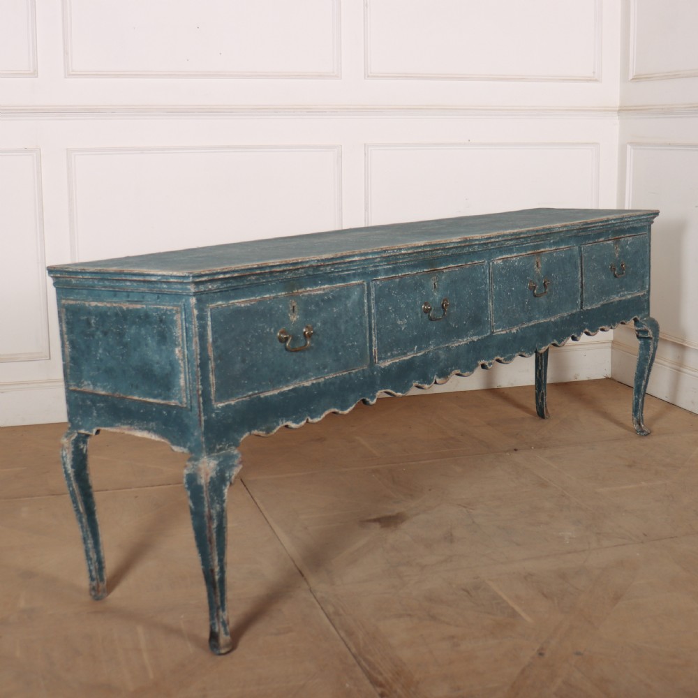 18th Century English Painted Dresser Base View III