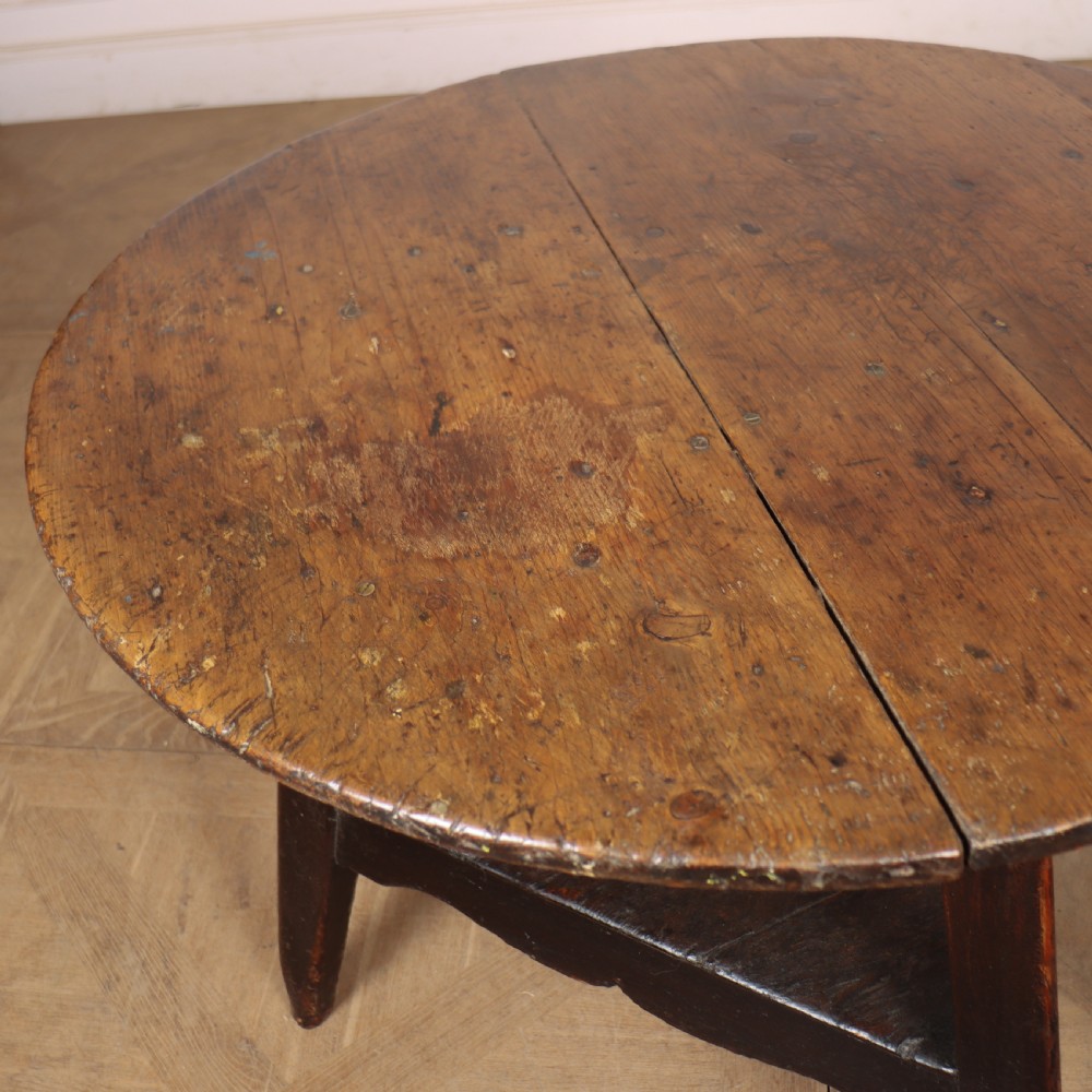 Original Painted Welsh Cricket Table View VII