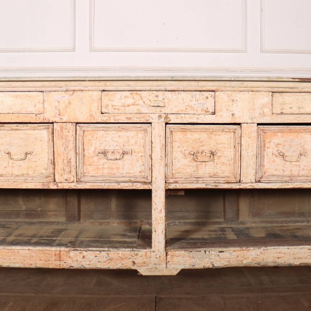 Huge French Original Painted Shop Counter View XVI