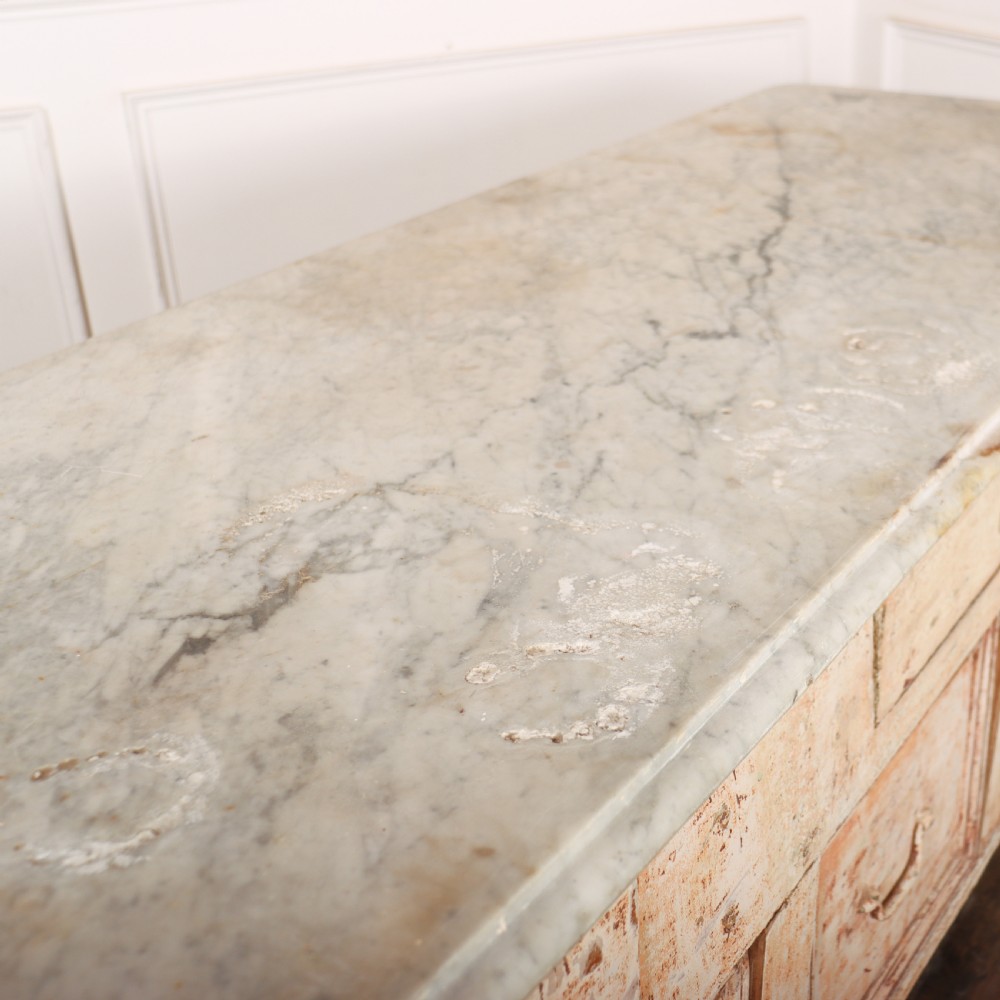 Huge French Original Painted Shop Counter View XVII