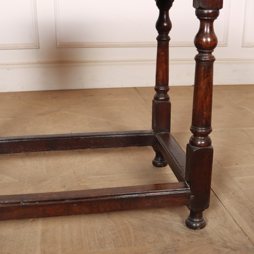 18th Century English Oak Lamp Table View II