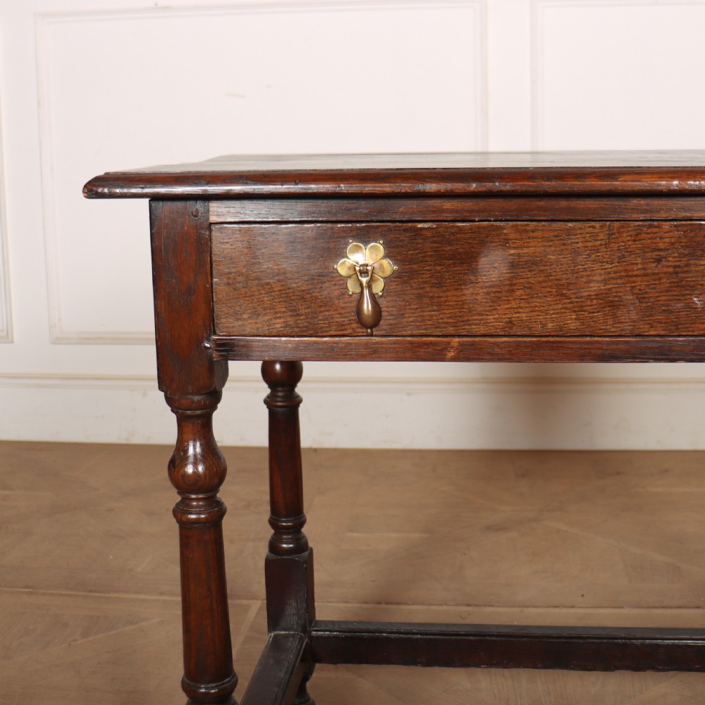 18th Century English Oak Lamp Table View III