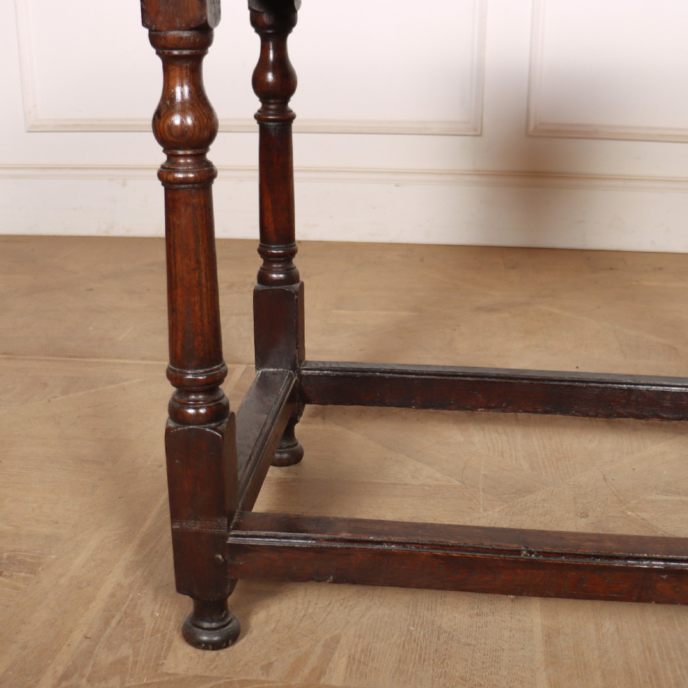 18th Century English Oak Lamp Table View IV
