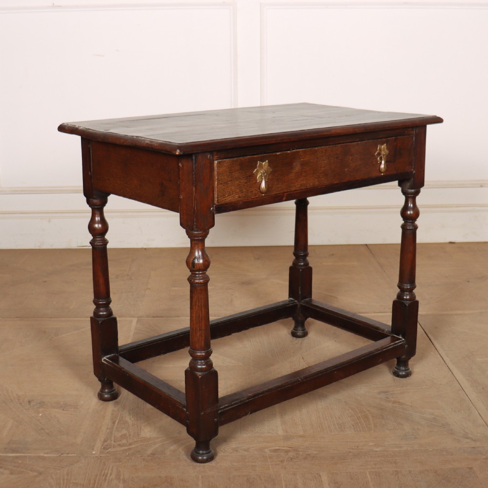 18th Century English Oak Lamp Table View V
