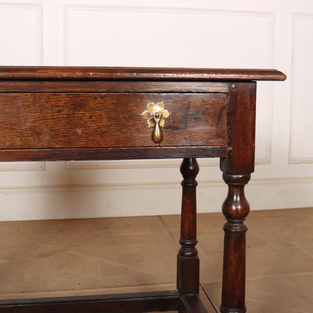 18th Century English Oak Lamp Table View VI
