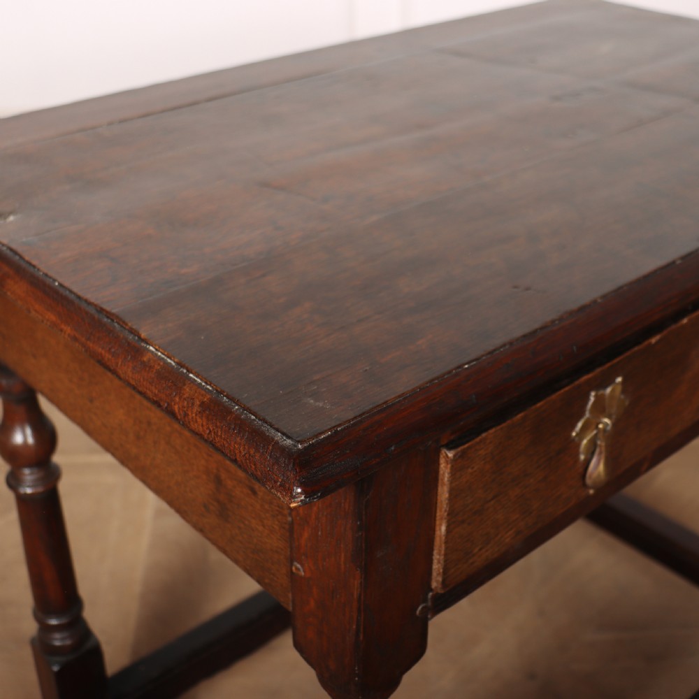 18th Century English Oak Lamp Table View VIII