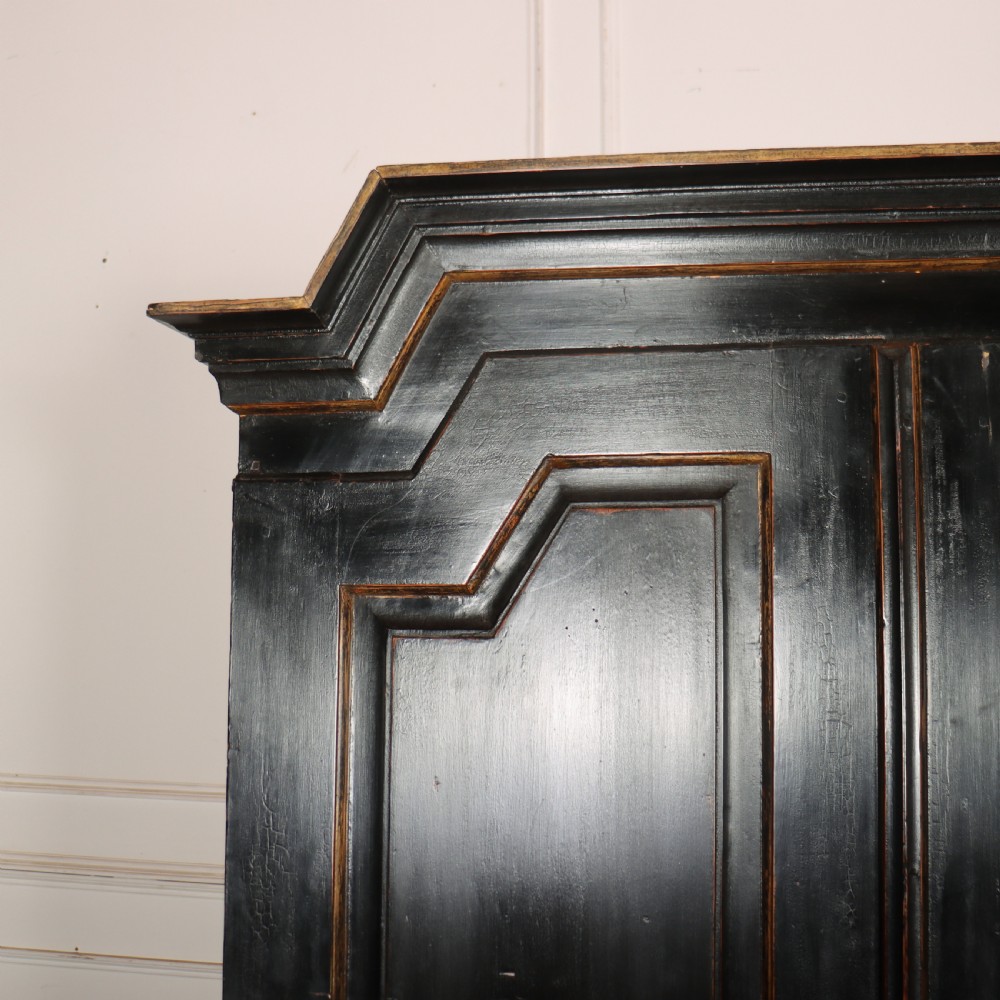 18th Century Swedish Painted Linen Cupboard View II