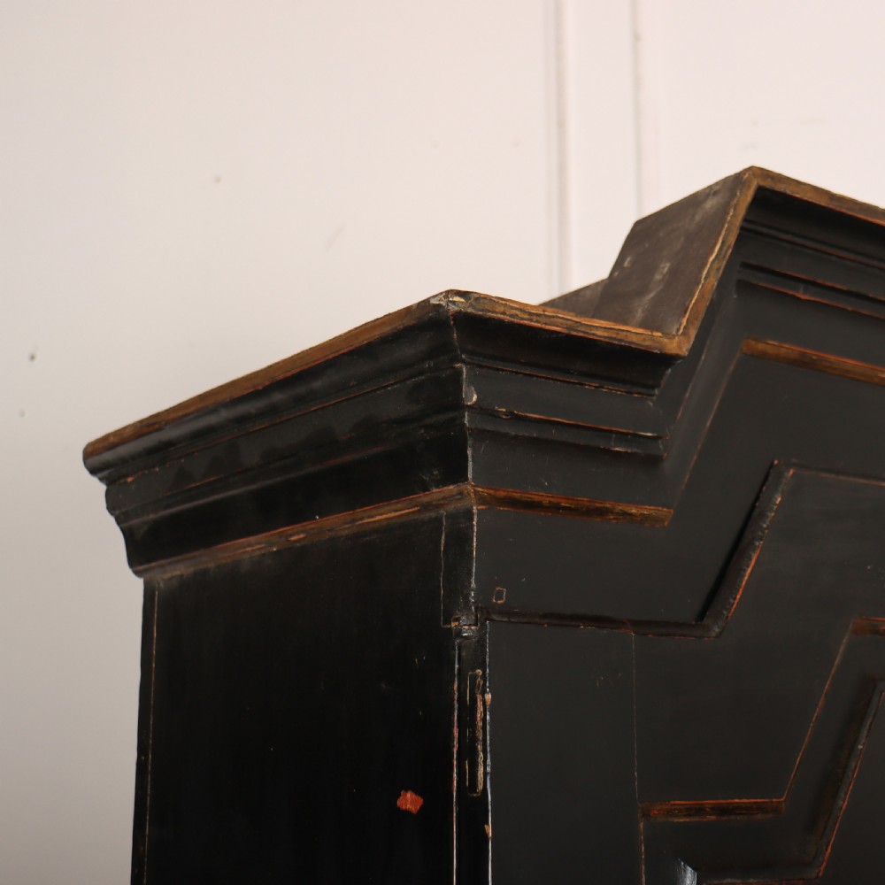 18th Century Swedish Painted Linen Cupboard View IX