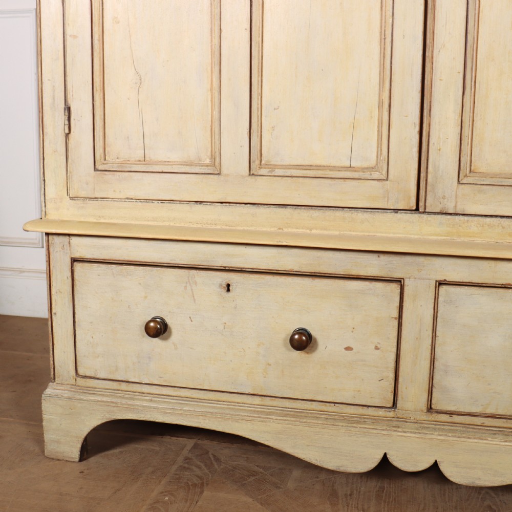 English Original Painted Food Cupboard View V
