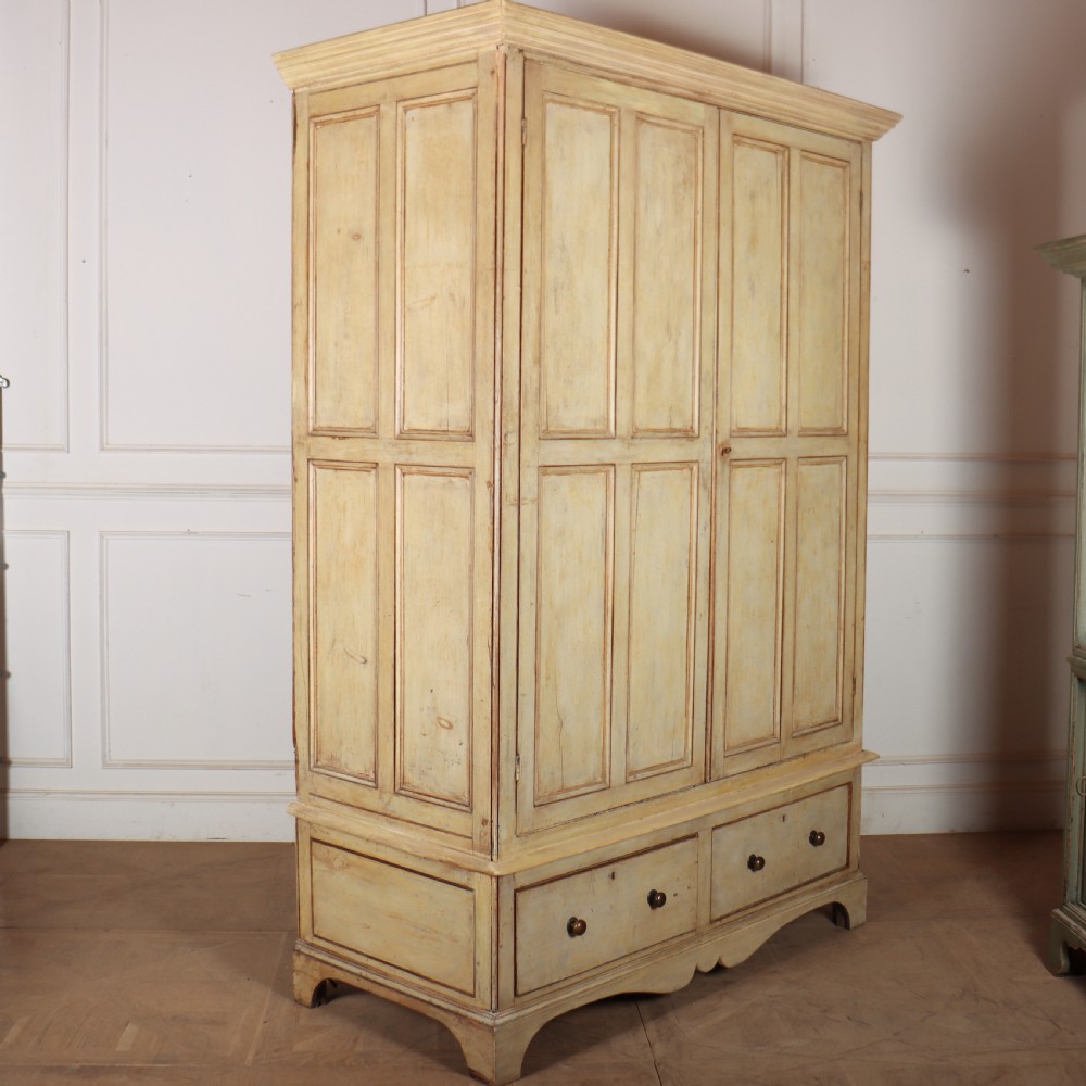 English Original Painted Food Cupboard View VIII