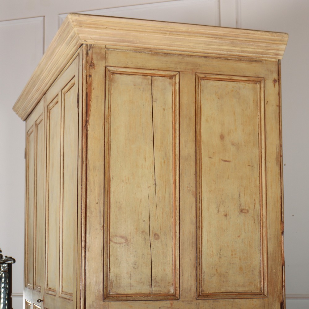 English Original Painted Food Cupboard View IX