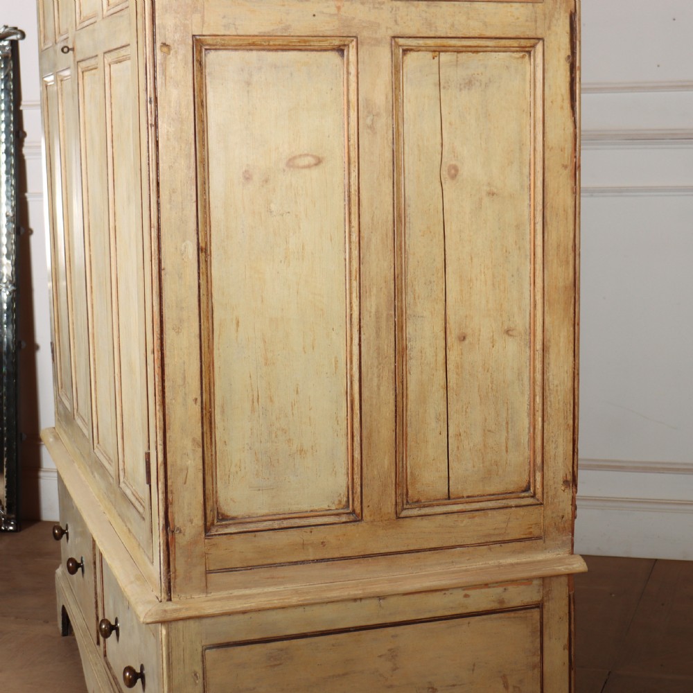 English Original Painted Food Cupboard View X