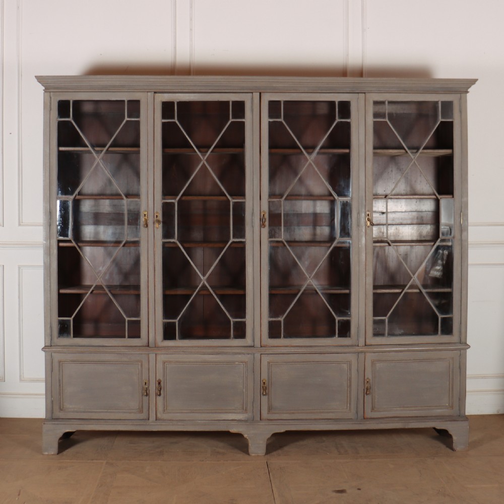 19th Century English Painted Bookcase