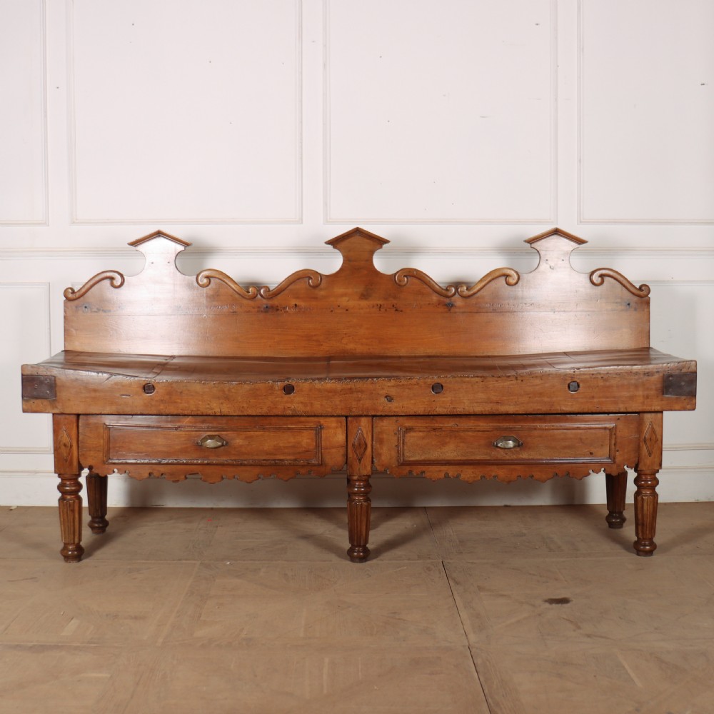 19th Century French Butcher's Block