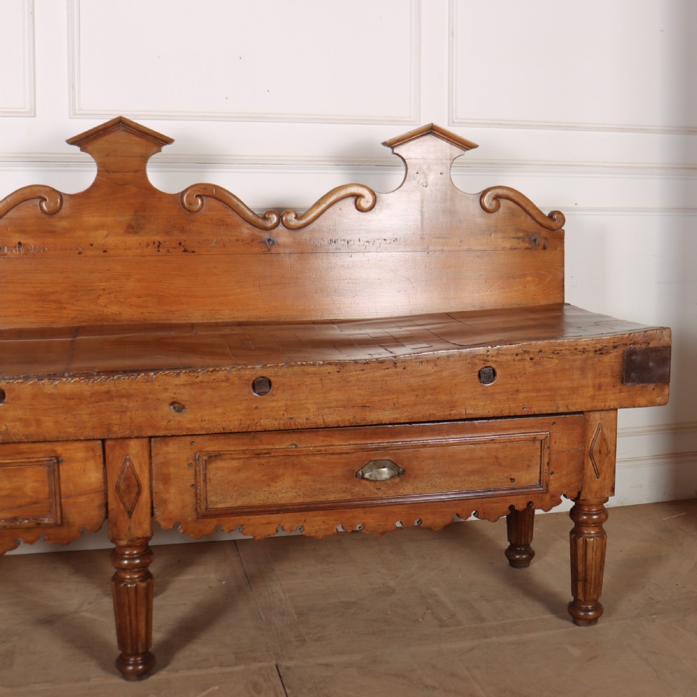 19th Century French Butcher's Block View III