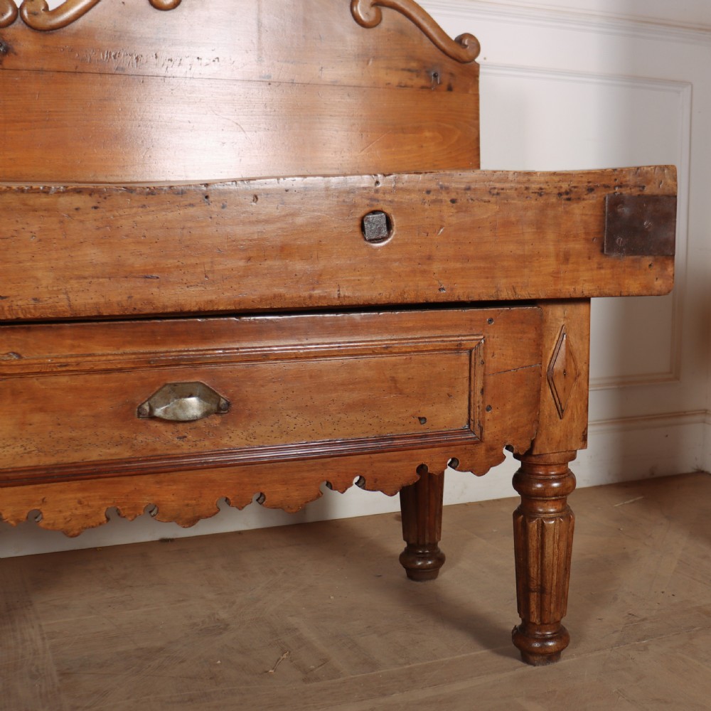 19th Century French Butcher's Block View VII