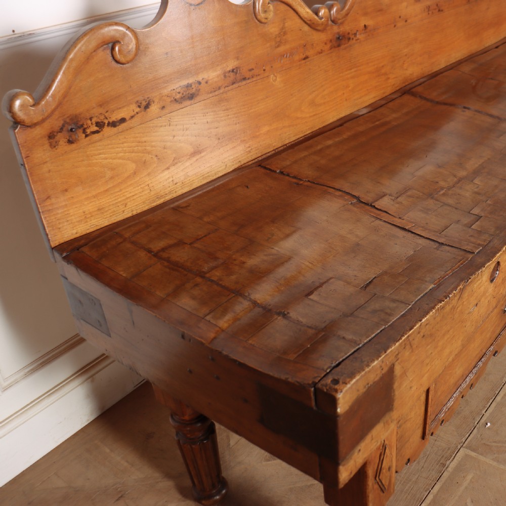 19th Century French Butcher's Block View VIII