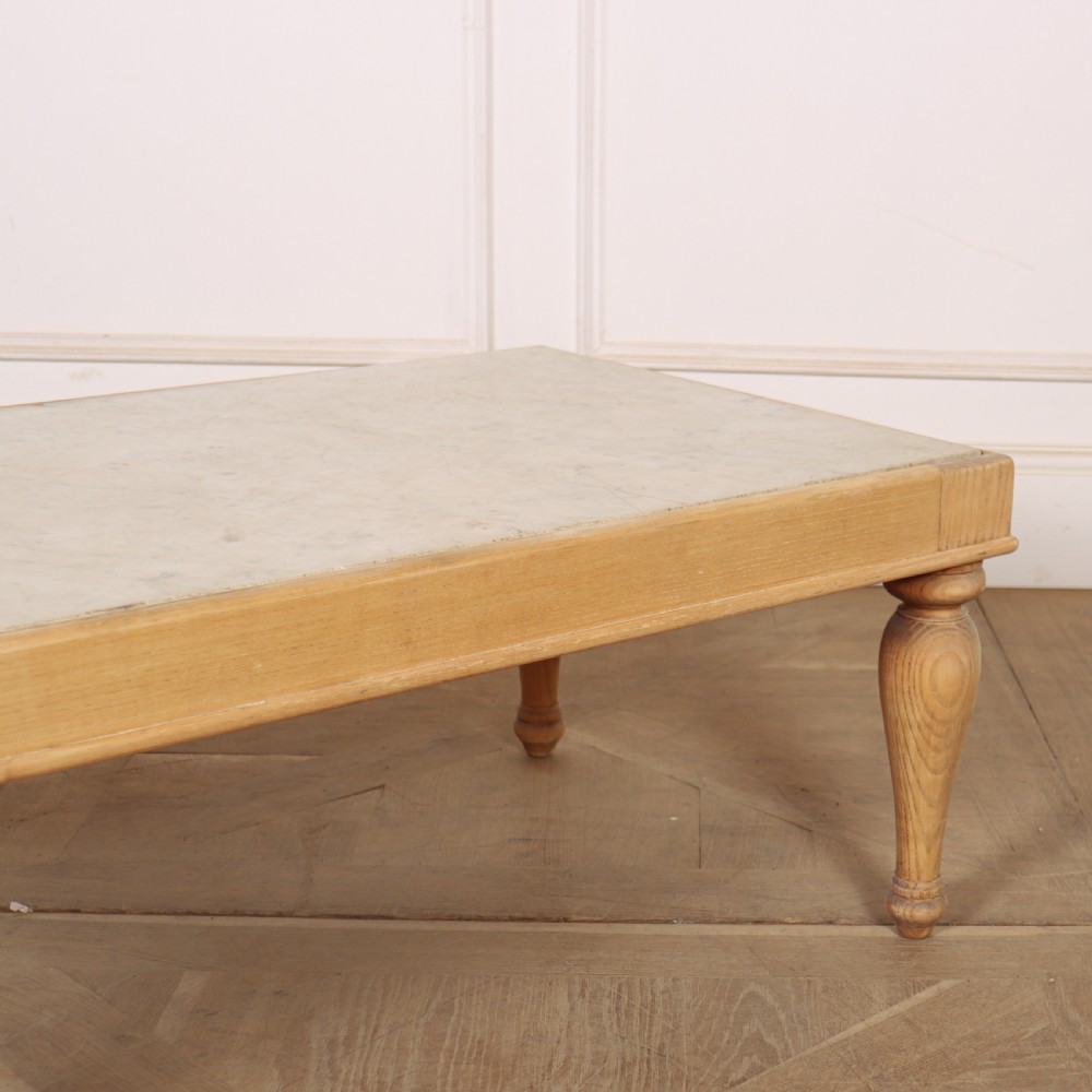 English Marble Top Coffee Table View II