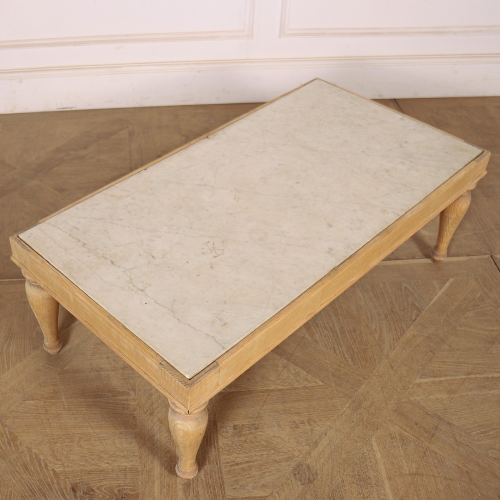 English Marble Top Coffee Table View III