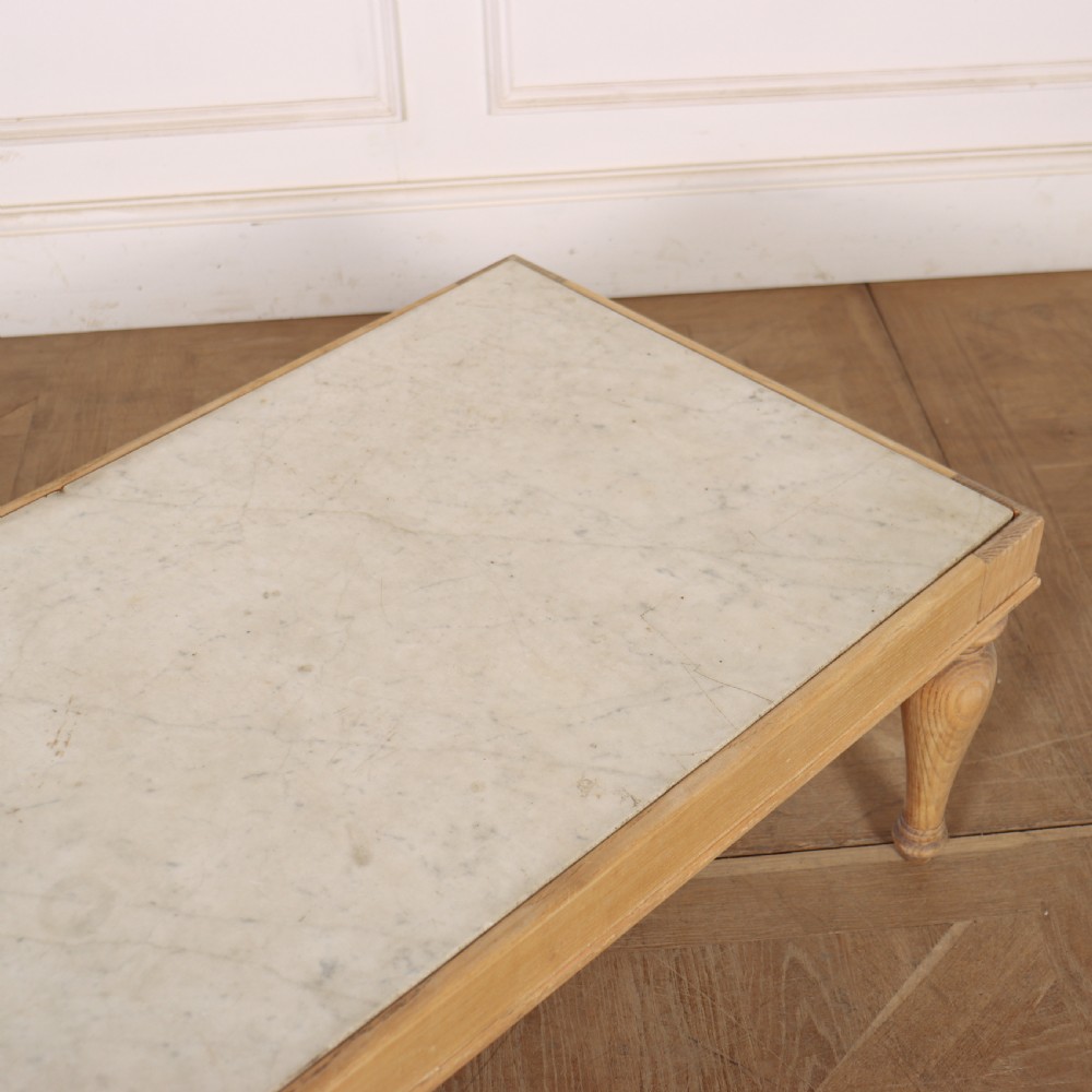 English Marble Top Coffee Table View IV
