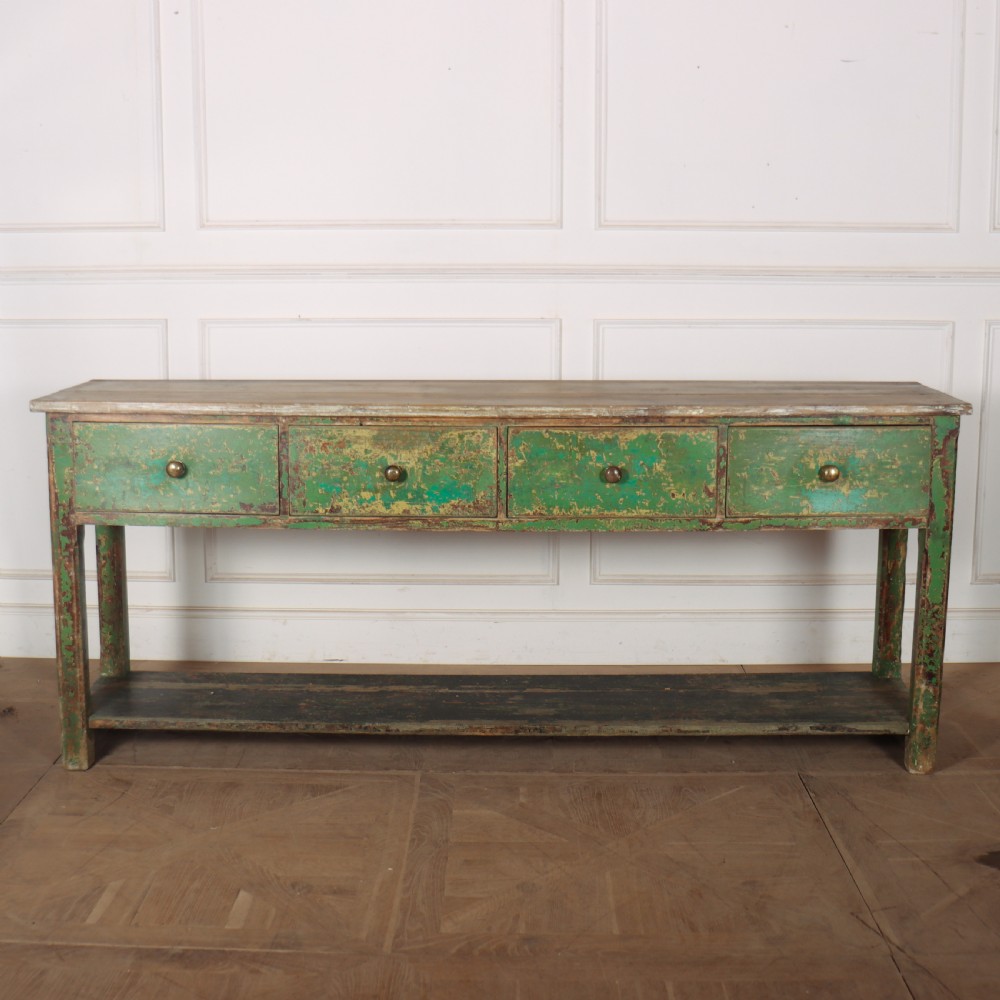 19th Century English Potboard Dresser Base