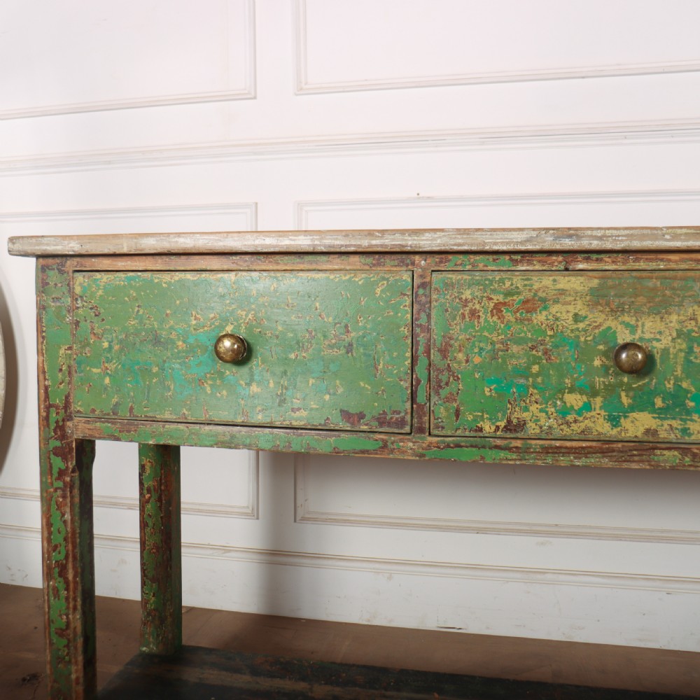 19th Century English Potboard Dresser Base View II