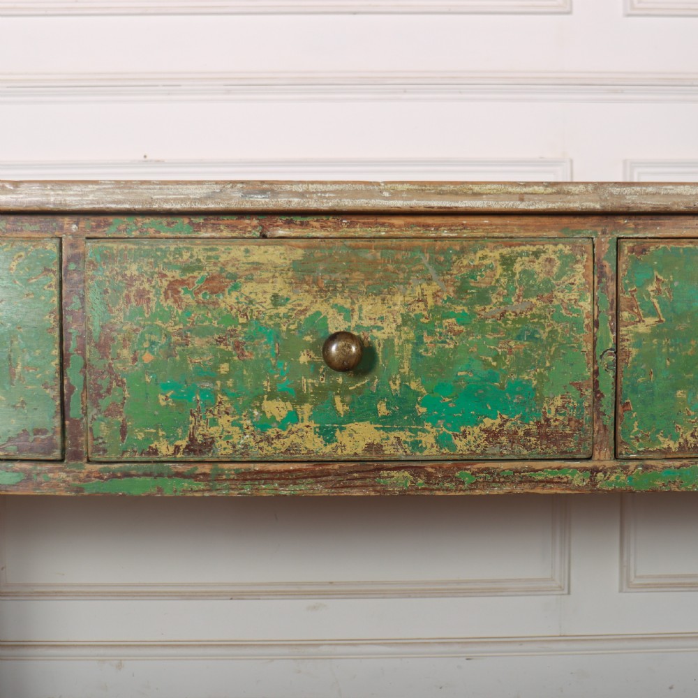 19th Century English Potboard Dresser Base View IV