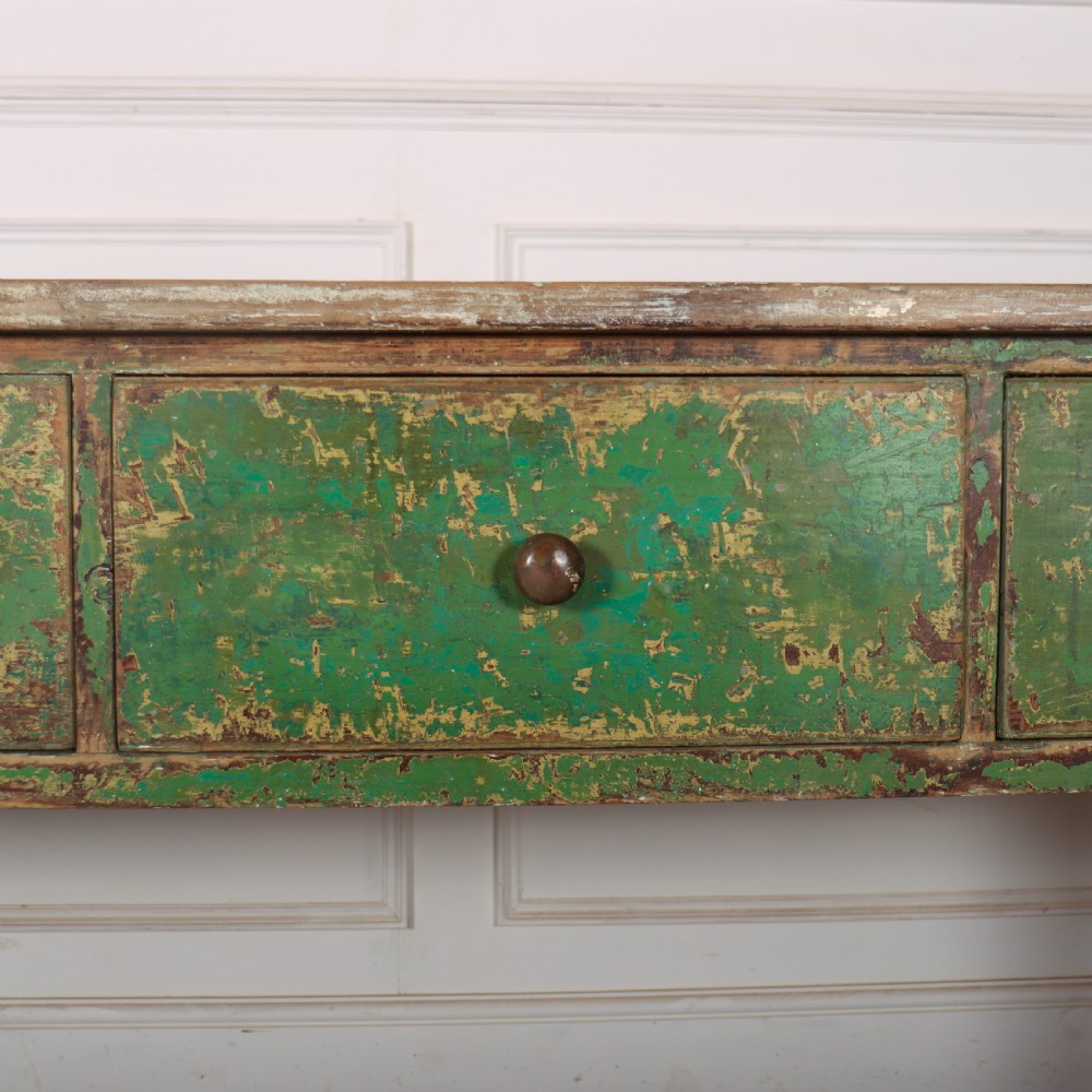 19th Century English Potboard Dresser Base View V