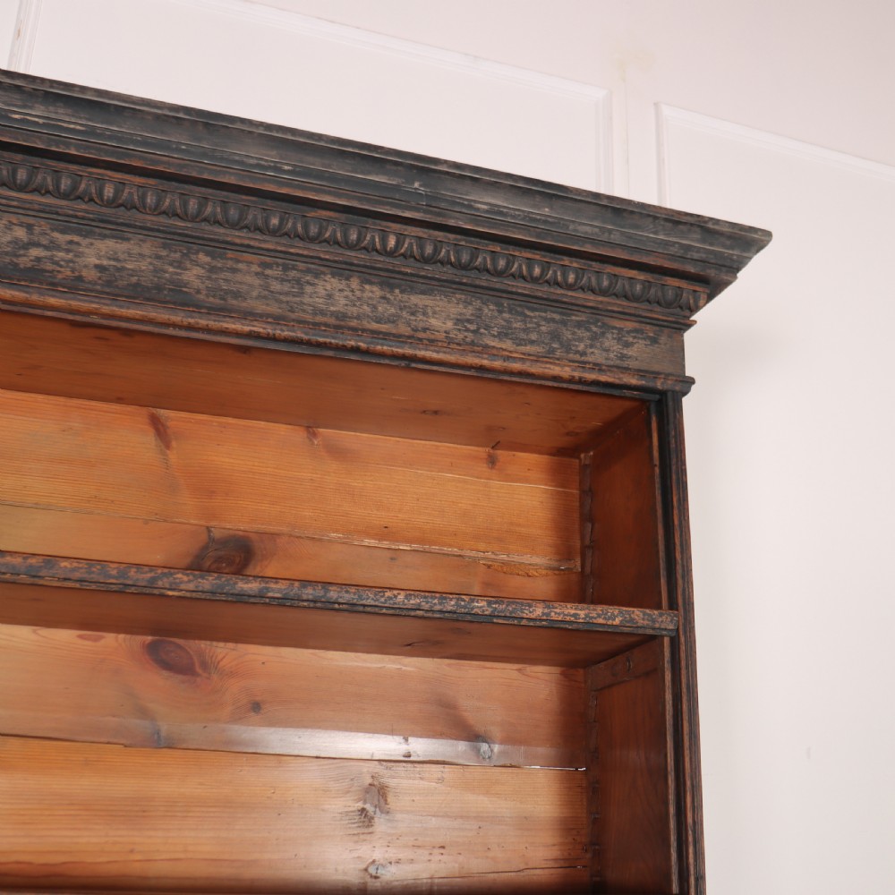 19th Century Painted Oak Library Bookcase View IV