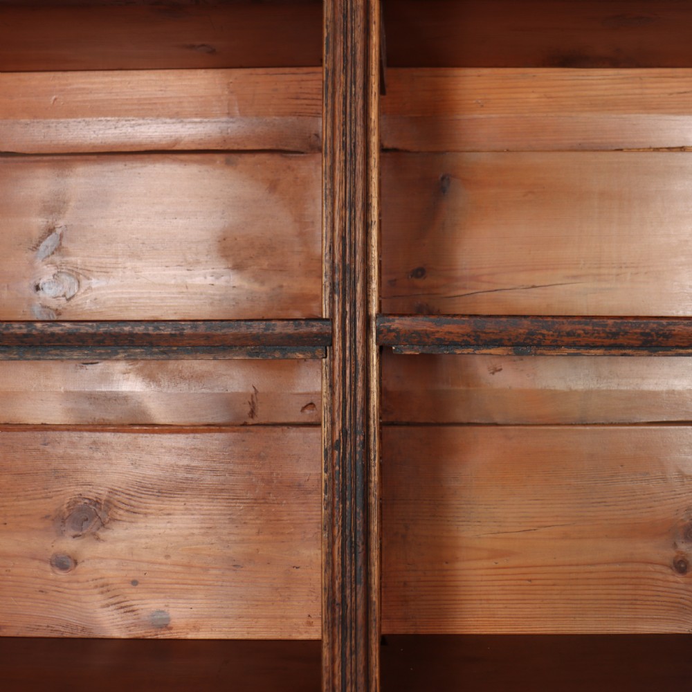 19th Century Painted Oak Library Bookcase View VIII