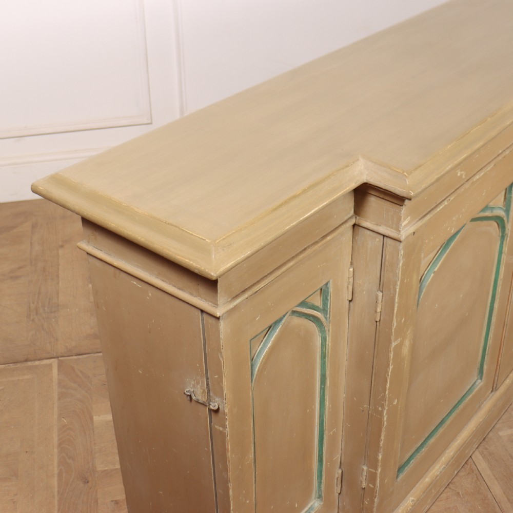 19th Century English Breakfront Gothic Sideboard View XI