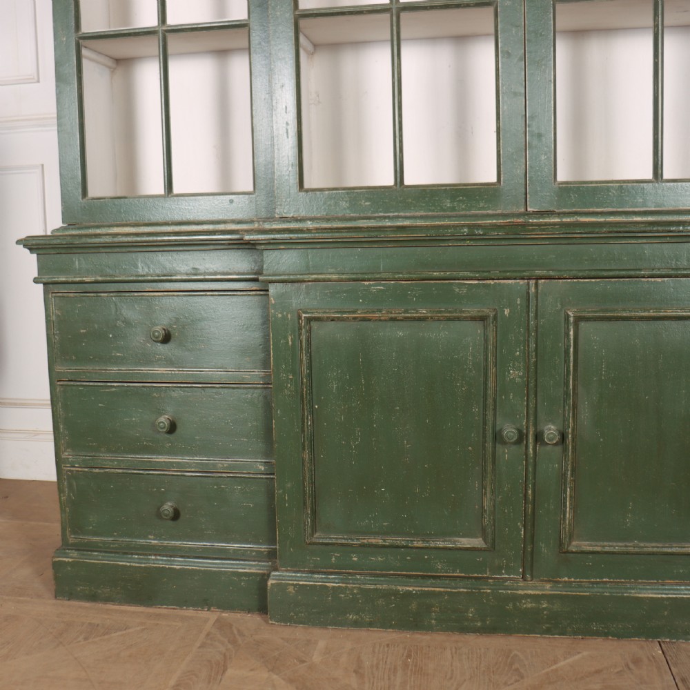 Painted Pine Breakfront Kitchen Cabinet View II