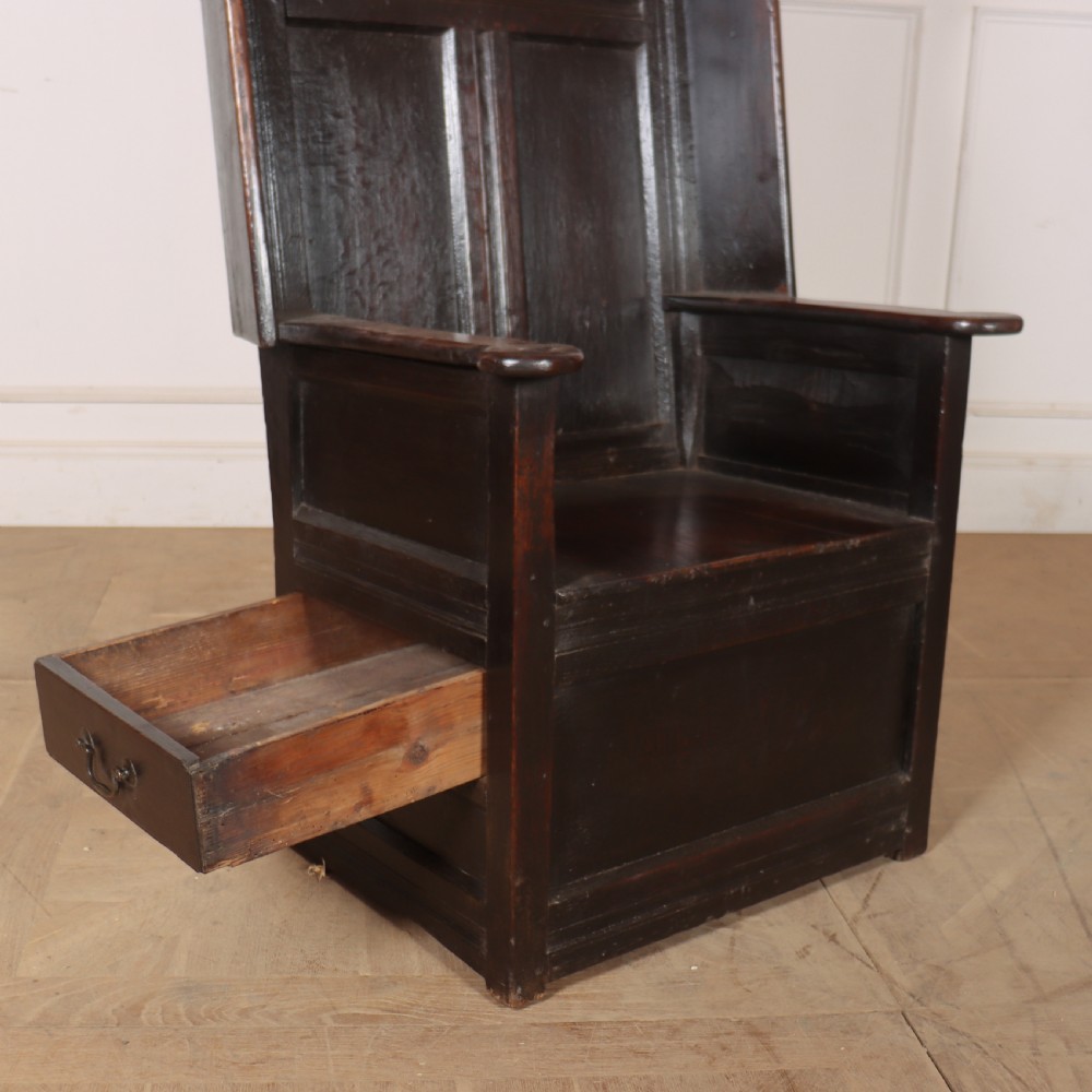 18th Century Oak Lambing Chair View VII
