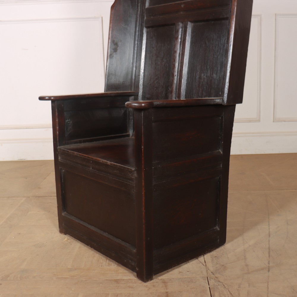 18th Century Oak Lambing Chair View VIII