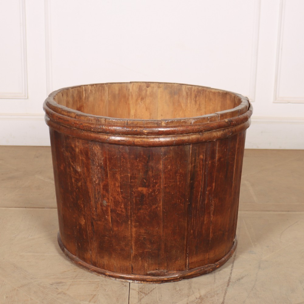 19th Century French Wooden Log Bin View III