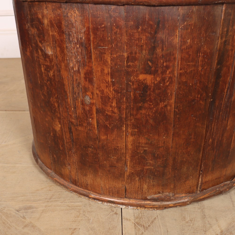 19th Century French Wooden Log Bin View VI