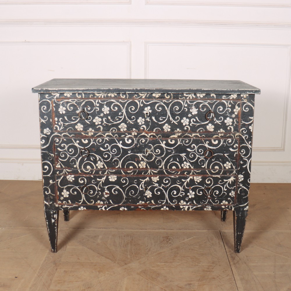 19th Century Spanish 3 Drawer Commode