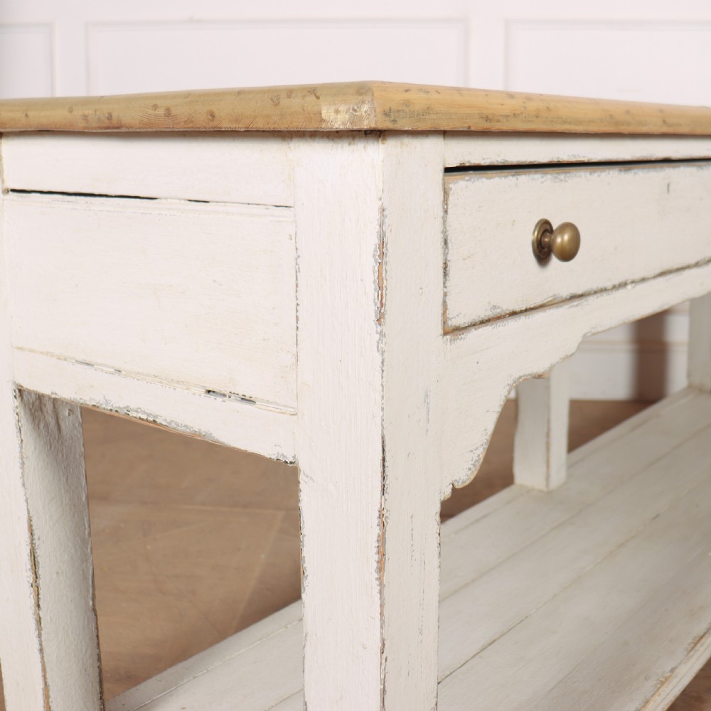 English Painted Pine Dresser Base View IX