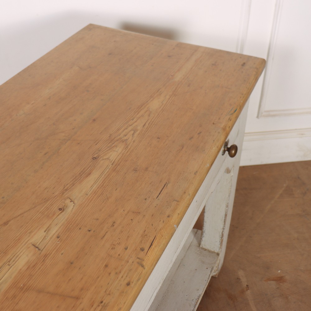 English Painted Pine Dresser Base View XII
