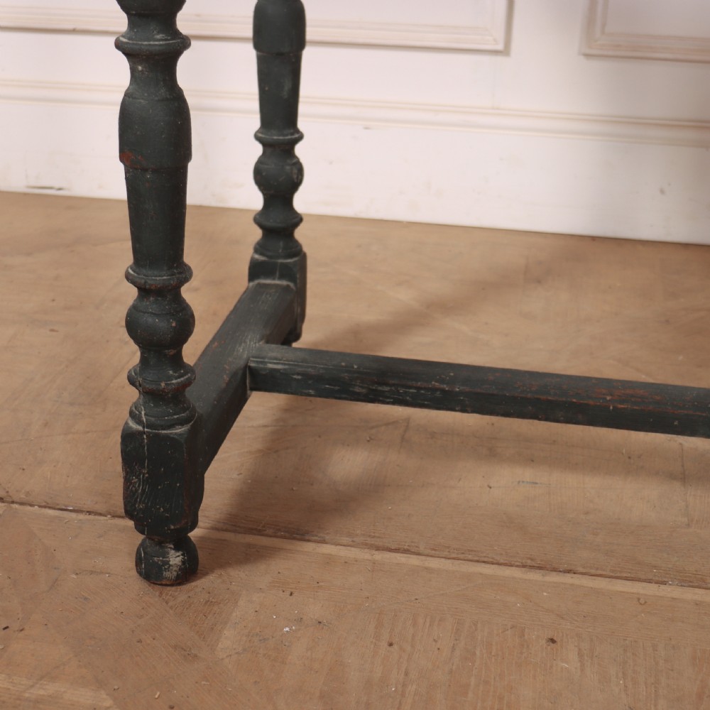 English Painted Lamp Table View II