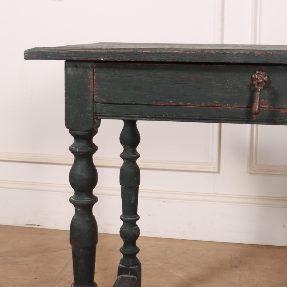 English Painted Lamp Table View V