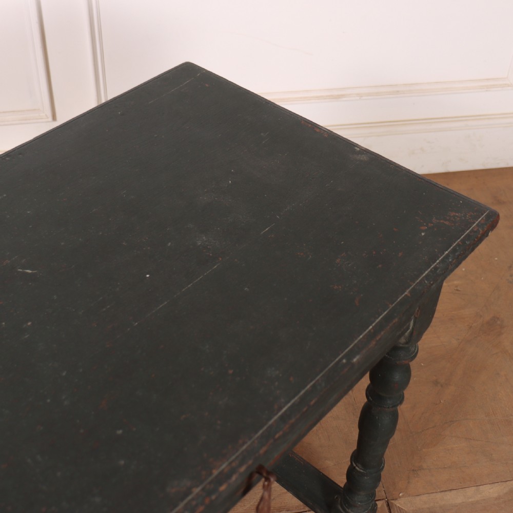 English Painted Lamp Table View IX
