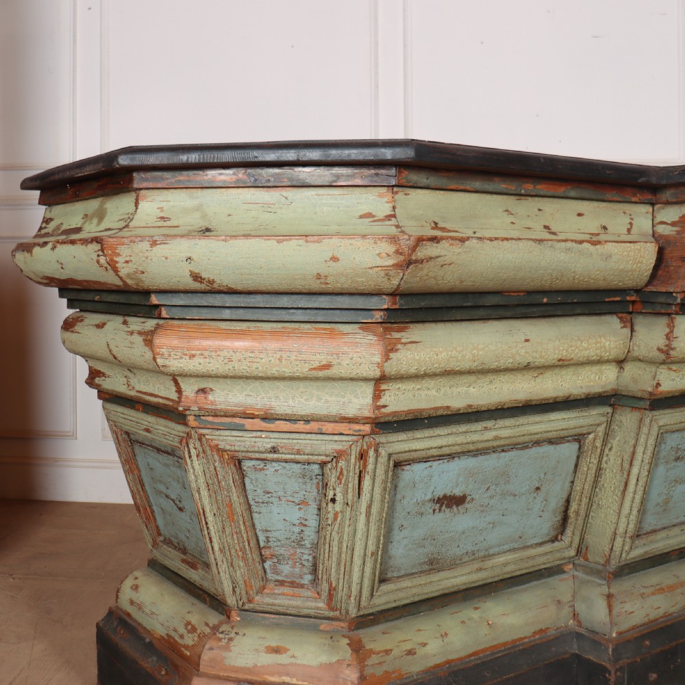 19th Century Spanish Original Painted Shop Counter View II
